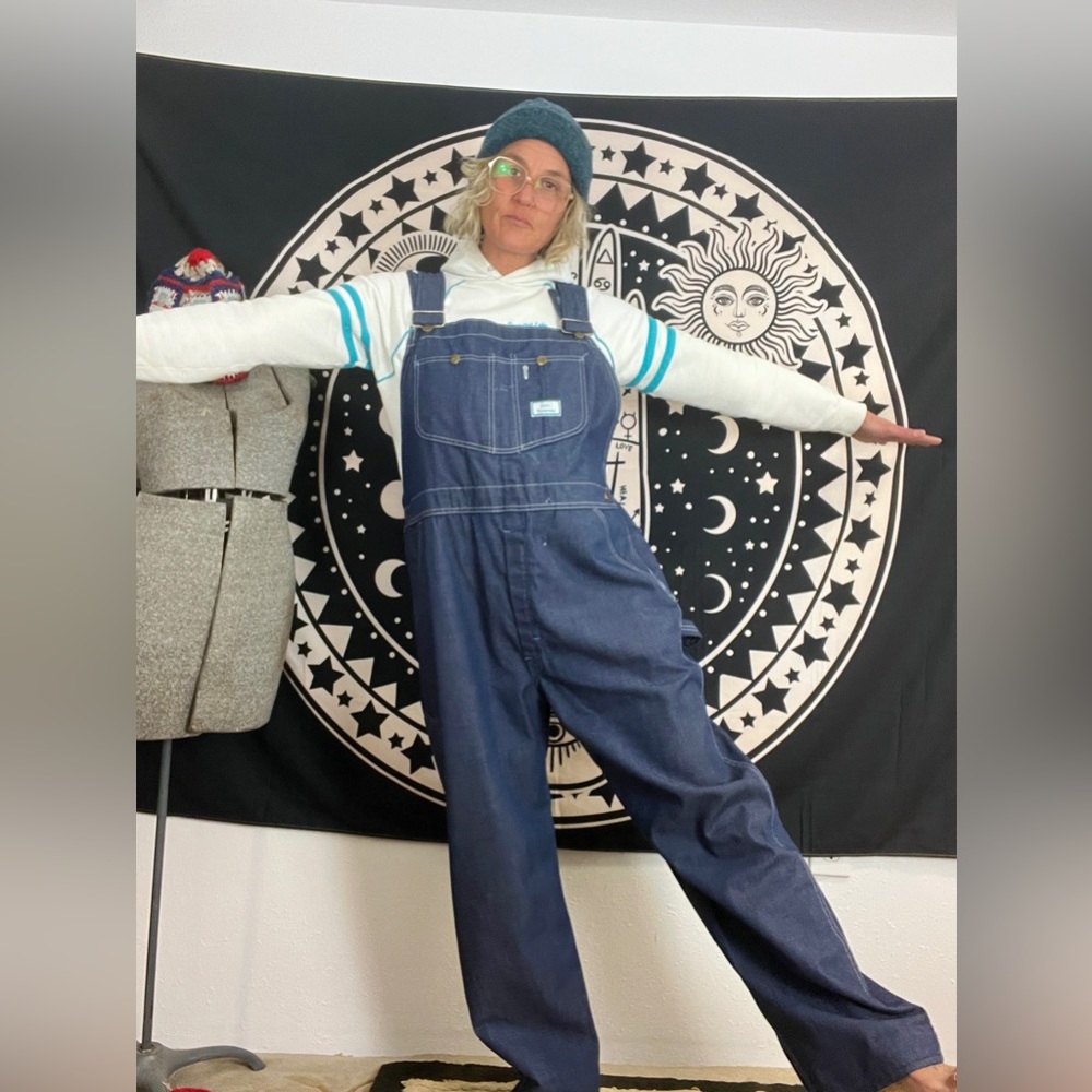 1960’s/70’s Sears tradewear utility vintage bibs/overalls. Womens/mens size 40